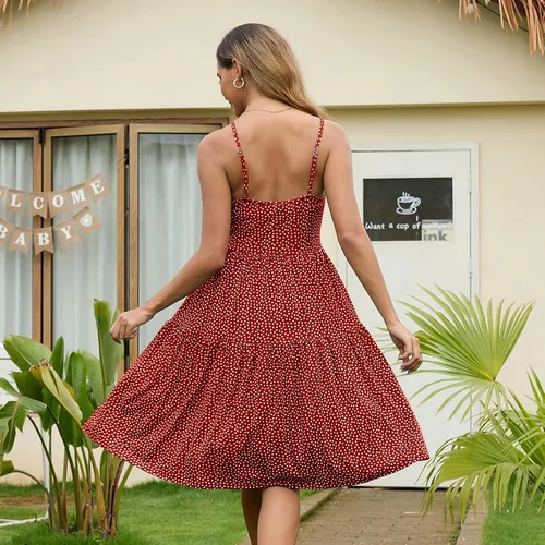 Miniatura 88 de GINKANA Vestido de maternidad sin mangas para mujer, con tirantes ajustables, vestido casual de verano para uso diario o baby shower