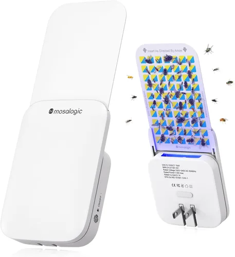 Mosalogic - Trampas para Moscas de la Fruta para Interiores, Trampa de Mosquitos para la Casa, Área de Protección de 600 Pies Cuadrados, Trampa de