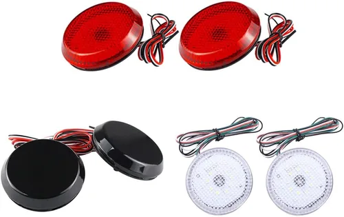 Miniatura 2 de Riloer Luz LED para parachoques trasero compatible con Toyota Corolla Sienna iQ compatible con Scion iQ xB compatible con Nissan Qashqai Dualis Juke