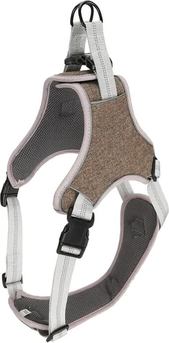 Miniatura 3 de Gavigain Arnés ajustable para perro, correas reflectantes, nailon transpirable, placa de pecho antideslizante, seguro con un clic, alivio