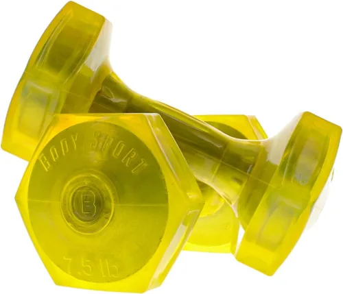 Miniatura 9 de Body Sport Par de mancuernas aeróbicas de uretano, pesas de mano de alta calidad con núcleo de acero sólido y revestimiento de gel ergonómico
