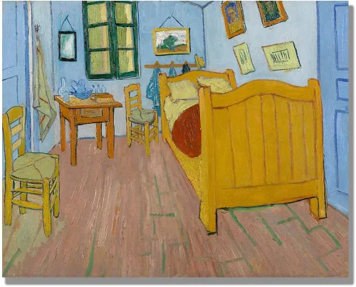 Miniatura 21 de ELITEAART- La noche estrellada por Vincent Van Gogh, pintura al óleo, reproducción de pintura al óleo, impresión en lienzo giclée, tamaño marcado