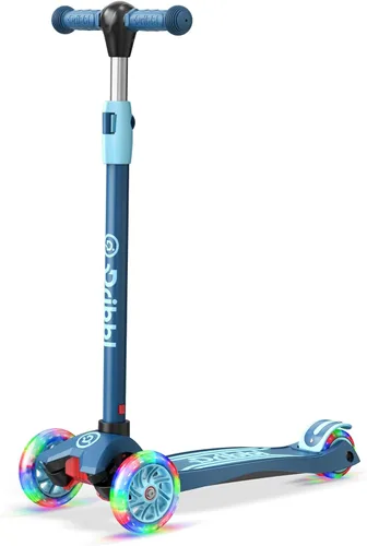 Miniatura 18 de Dribbl - Patineta de 3 ruedas para niños - Tecnología de inclinación para dirigir, manillar de altura ajustable, plataforma antideslizante ancha