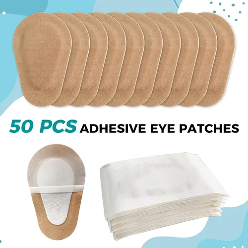 Miniatura 7 de 50 parches adhesivos para los ojos, parches para los ojos para adultos, parche desechable sin látex, vendajes adhesivos para bebés, niños y niñas