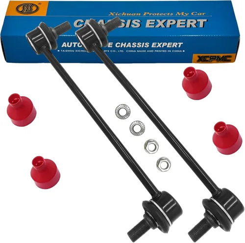 Miniatura 26 de K750523 Kit de enlace de extremo de barra estabilizadora de balancín delantera, 2 piezas, repuesto automotriz izquierdo derecho compatible