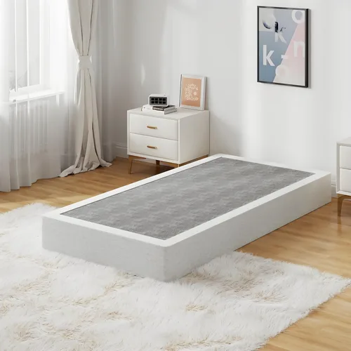 Miniatura 13 de Snaye - Base de somier de 7 pulgadas para cama individual, base de colchón de metal para somier de 1500 libras, montaje sin herramientas, sin ruidos