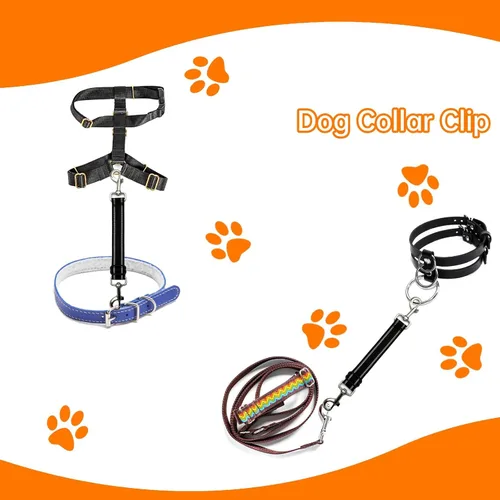 Miniatura 6 de Clip de seguridad para perro, clip de seguridad para collar de punta, 2 clips de seguridad para clip de punta, clip de seguridad para collar