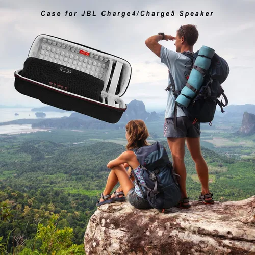 Miniatura 4 de Funda rígida de EVA para JBL Charge 5 / Charge 4 Bluetooth portátil altavoz, compatible con JBL Charge 4 / Charge 5 Premium Travel Protective Bolsa