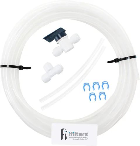 iFilters ICEKIT-14 - Máquina de hielo, kit de refrigerador de polietileno de 20 pies para sistemas de ósmosis inversa y filtros de agua