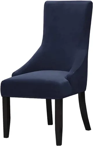 Miniatura 27 de Juego de 1 fundas elásticas para silla con respaldo de ala, protector reutilizable para silla de brazo, protector lavable para silla de comedor