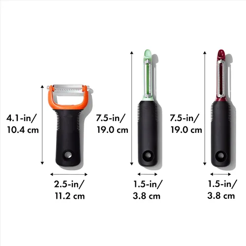 Miniatura 6 de OXO Good Grips - Juego de pelador de 3 piezas, remolacha, hinojo, ñame