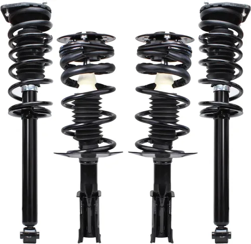 Miniatura 25 de Detroit Axle - 4 piezas de soportes para Toyota 2004 2005 2006 2007 2008 2009 Prius, soportes delanteros y traseros con resortes helicoidales