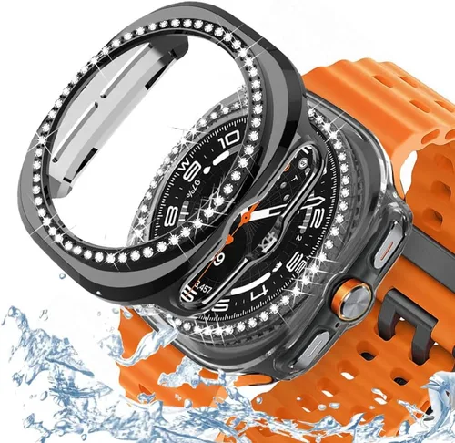 Miniatura 54 de DEALELE Paquete de 1 + 3 fundas y protector de pantalla compatible con Samsung Galaxy Watch FE / 5/4 de 1.575 pulgadas, funda protectora