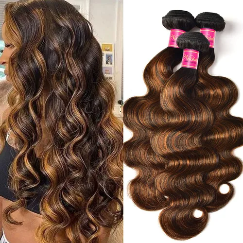 Miniatura 13 de Nadula Hair 7a, extensiones de cabello virgen brasileño con ondas, 3 mechones naturales de cabello brasileño con ondas sin procesar