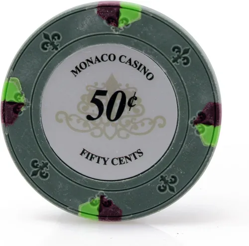 Miniatura 7 de Versa Games Monaco Casino - Fichas de póquer de arcilla en 0.48 oz - Paquete de 50 - (elegir color)