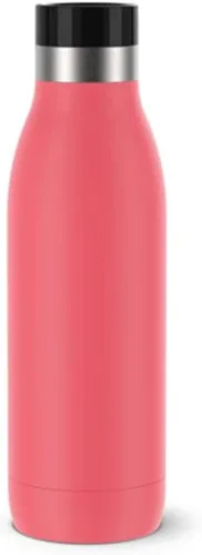 Miniatura 12 de TEFAL BLUDROP Botella de agua reutilizable, botella de acero inoxidable reutilizable, bebidas frías y calientes, apta para lavavajillas, a prueba