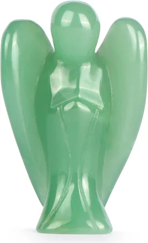 Miniatura 9 de Artistone Estatuas y figuras de ángel de cristal de amatista, bolsillo de gemas talladas, piedra curativa de ángel de la guarda, regalos