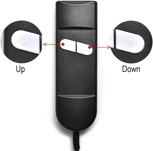 Miniatura 4 de Reemplazo remoto de silla elevadora, 5 pines, 2 botones, recto, control remoto reclinable eléctrico, repuesto para la mayoría de marcas de sillas