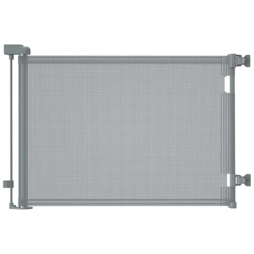 Miniatura 9 de 2 puertas retráctiles para bebé, puerta de malla para perros, 33.6 pulgadas de alto, se expande a 55 pulgadas de ancho, ajuste esencial de seguridad