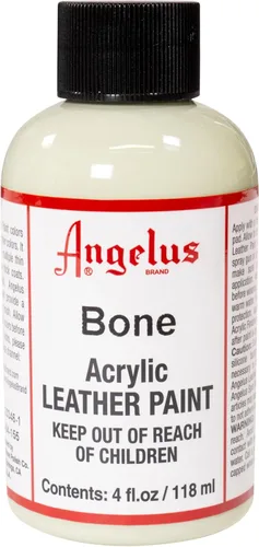 Miniatura 24 de Angelus - Pintura acrílica para cuero, 4 Fl Oz, color blanco - Pintura para cuero profesional flexible, resistente a grietas, arañazos
