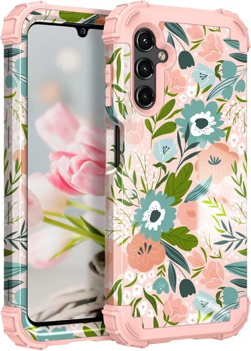Miniatura 48 de Hocase Funda para Galaxy A37 5G, protección resistente a prueba de golpes, parachoques de goma de silicona suave+funda protectora híbrida