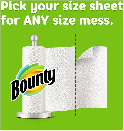 Miniatura 3 de Bounty Select-a-Size - Toallas de papel, color blanco, 12 rollos (paquete de 1)