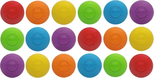 Miniatura 73 de Pelotas de lacrosse Velocity - 1, 2, 3, 6, 12, 18, 24, 36, 60 y 120 paquetes - para práctica, tamaño oficial aprobado por la NFHS y la universidad