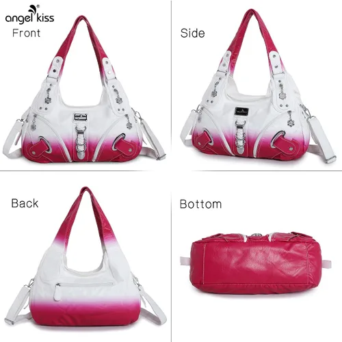Miniatura 3 de Angelkiss Hobo Carteras y bolsos para mujeres Bolso de mano para mujeres Carteras grandes Bolsos de hombro diarios Purses, handbags, Handbag, Women