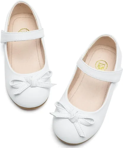 kkdom Zapatos de vestir para niña, zapatos planos de ballet Mary Jane, zapatos escolares para niños pequeñosniños grandes
