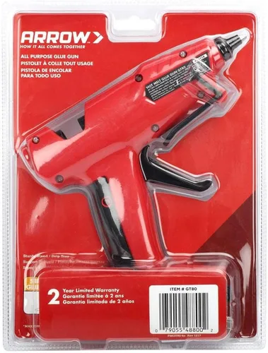 Miniatura 4 de Arrow Fastener GT80 - Pistola de pegamento profesional resistente para manualidades, decoración, tapicería ligera, reparación general del hogar