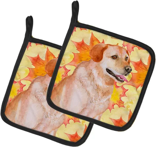 Miniatura 185 de Caroline's Treasures BB9655PTHD - Juego de soportes para ollas de cocina resistentes al calor, almohadillas calientes para horno, 7 1/2 x 7 1/2