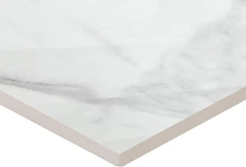 Miniatura 2 de Daltile Perpetuo - Moldura redondeada de porcelana con aspecto de mármol de porcelana de 3 x 24 pulgadas en gris eterno pulido (se vende por pieza)