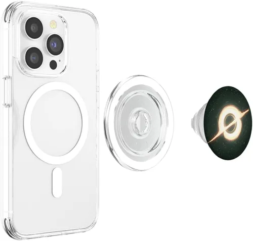 Miniatura 4 de Black Hole Event Horizon Star Singularity Space Curvature PopSockets MagSafe PopGrip para iPhone