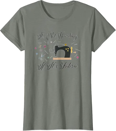 Miniatura 18 de It's Not Hoarding If Its - Camiseta de costura para acolchado, Blanco, S