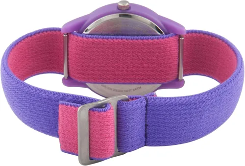 Miniatura 2 de Disney Princess Kids' Plastic Time Teacher Analog Quartz Nylon Strap Watch