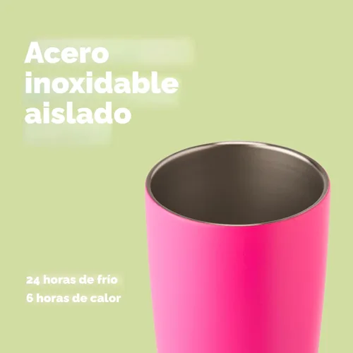 Miniatura 4 de Owala SmoothSip Vaso Térmico de Café de Acero Inoxidable Aislado, Taza de Café Helado Reutilizable, Taza de Viaje para Café Caliente, Sin BPA, 20