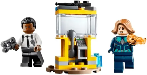Miniatura 2 de LEGO Marvel Captain Marvel y Nick Fury - Bolsa de plástico (30453)