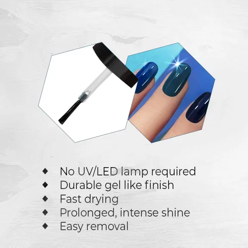 Miniatura 3 de Seche Vive - Kit profesional, capa superior de efecto gel instantáneo para esmalte de uñas, repuesto de 4 onzas y 0.5 onzas