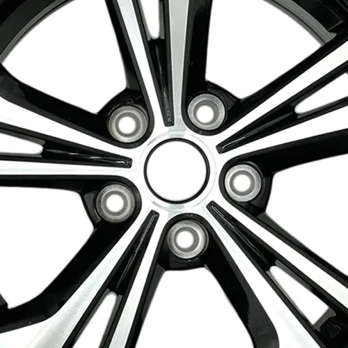 Miniatura 3 de Nueva rueda de aleación individual de 16 "16x6.5 pulgadas para Nissan Sentra 2020–2023 Llanta de repuesto de diseño OEM Negro mecanizado
