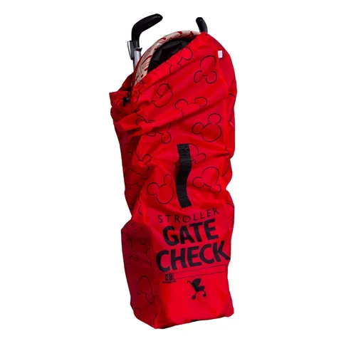 J.L. Childress Disney Baby Gate - Bolsa de control para cochecitos individuales con paraguas – Bolsa de cochecito de Disney para avión – Bolsa de