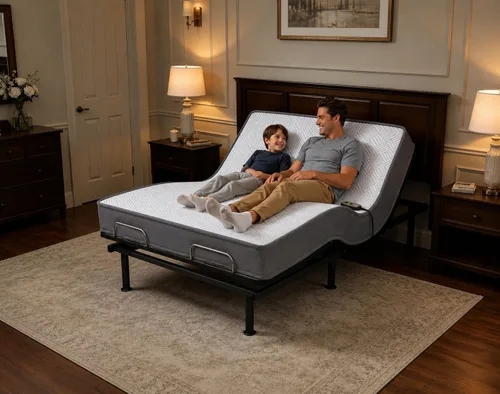 Miniatura 11 de Espsilto Cama plegable de 75 x 46 pulgadas con colchón para adultos, cama enrollable de gran tamaño para invitados, colchón plegable portátil