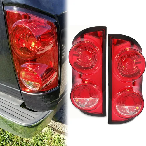 Miniatura 9 de Luz trasera HECASA compatible con 2007-2009 Dodge Ram 1500/2500/3500 ensamblaje de lámpara de luz trasera de camioneta para lado del conductor Lente