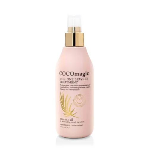 Miniatura 6 de Cocomagic Tratamiento capilar sin enjuague 10 en 1 con aceite de coco, hidrata, desenreda, previene el encrespamiento, suaviza y crea sedosidad