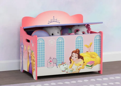 Miniatura 2 de Delta Children Caja de juguetes de lujo, princesa Disney Disney Princess