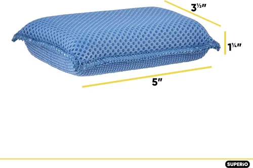 Miniatura 2 de Miracle - Esponjas de microfibra para cocina, antiarañazos, limpieza multiusos de platos, sartenes y encimeras, lavable a máquina, paquete de 6 por