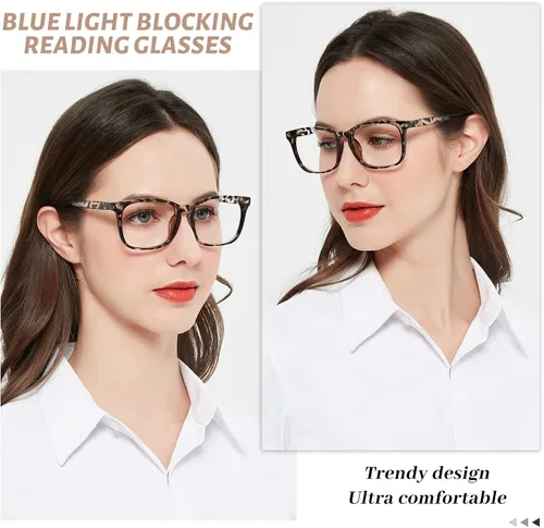 Miniatura 2 de OCCI CHIARI Lentes de lectura con bloqueo de luz azul para mujer con estilo 1.0 1.25 1.5 1.75 2.0 2.25 2.5 2.75 3.0 3.5 4.0 5.0 6.0