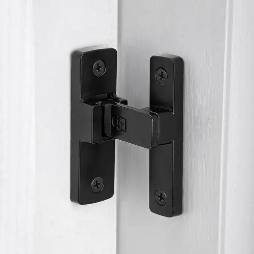 INIRET Cerradura de Puerta de Granero de 90 Grados, Pestillo de Aleación de Zinc Premium - Pestillos de Compuerta Basculante, para Gabinetes, Baño,