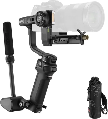 ZHIYUN Weebill 3S Combo Estabilizador de cardán para cámara DSLR y sin espejo Canon/Nikon/Sony/Panasonic/Fujifilm, disparo vertical nativo,