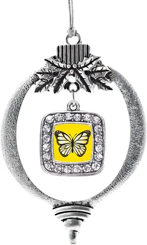 Miniatura 13 de Inspired Silver - Nana púrpura - Adorno de Navidad plateado - Adorno cuadrado para árbol de Navidad con circonita cúbica - Decoración colgante