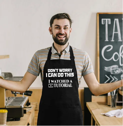 Miniatura 4 de Delantales para hombres, delantales divertidos para hombres, delantales de chef, delantales divertidos de cocinero, delantales divertidos